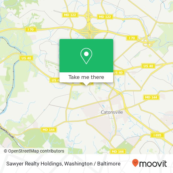 Mapa de Sawyer Realty Holdings, 351 Suter Rd