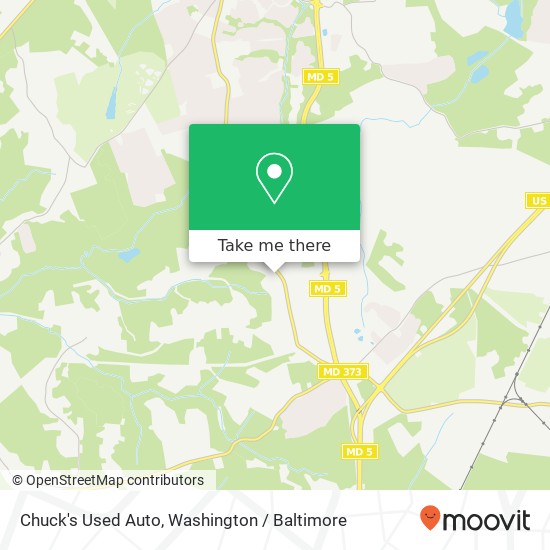 Mapa de Chuck's Used Auto, 12727 Brandywine Rd