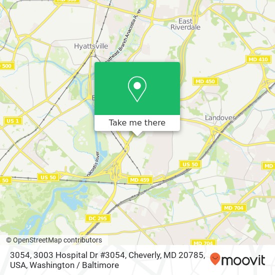 3054, 3003 Hospital Dr #3054, Cheverly, MD 20785, USA map