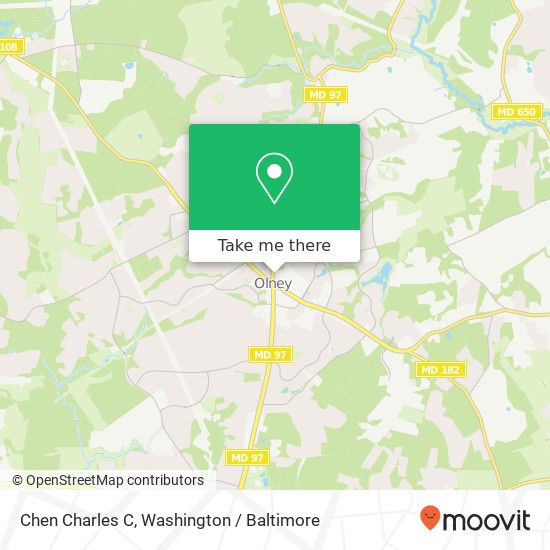 Mapa de Chen Charles C, 18121 Georgia Ave