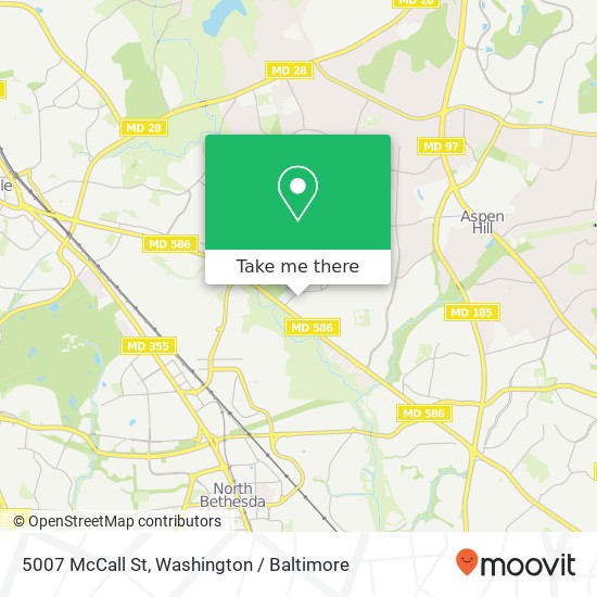5007 McCall St, Rockville, MD 20853 map