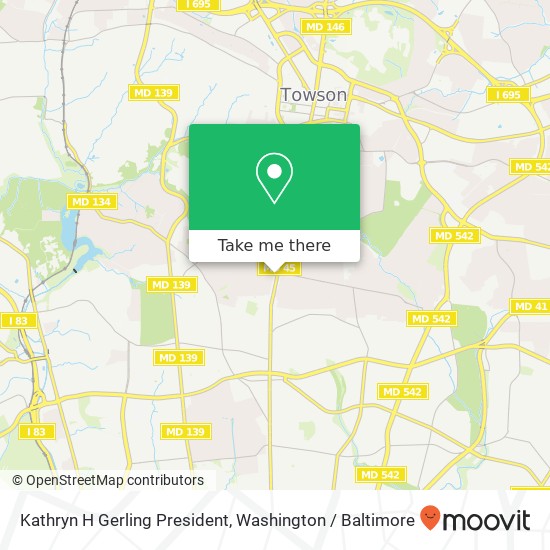 Kathryn H Gerling President, 6810 York Rd map