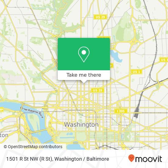 1501 R St NW (R St), Washington, DC 20009 map