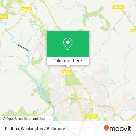 Mapa de Redbox, 5 Bel Air South Pkwy