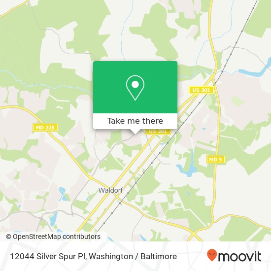 12044 Silver Spur Pl, Waldorf, MD 20601 map