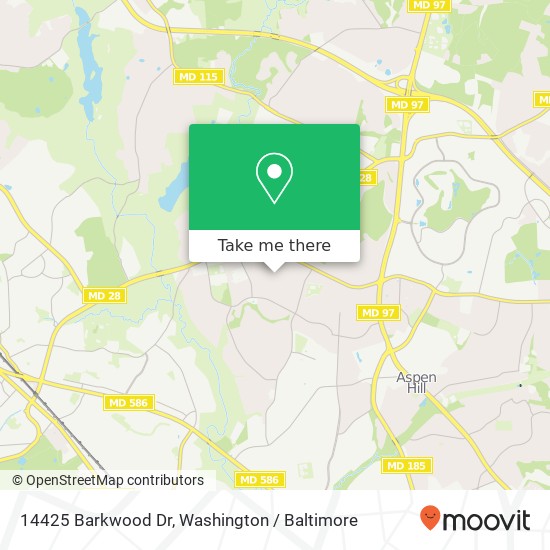 14425 Barkwood Dr, Rockville, MD 20853 map