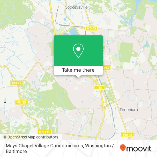 Mapa de Mays Chapel Village Condominiums