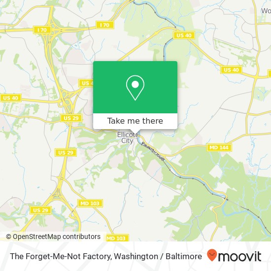 Mapa de The Forget-Me-Not Factory