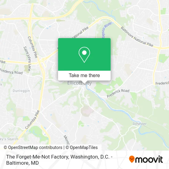 Mapa de The Forget-Me-Not Factory