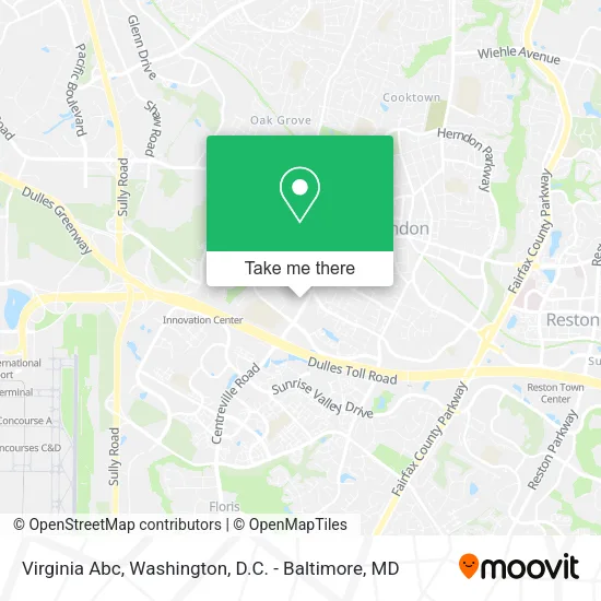 Mapa de Virginia Abc