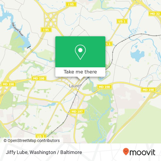 Jiffy Lube map