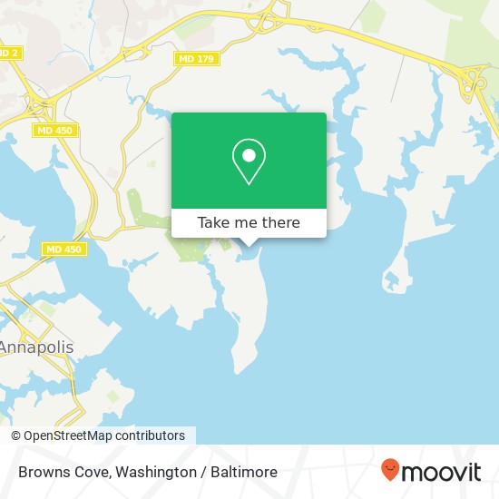 Browns Cove map