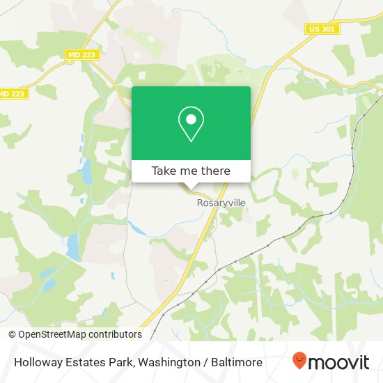 Mapa de Holloway Estates Park