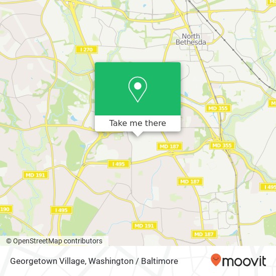 Georgetown Village map