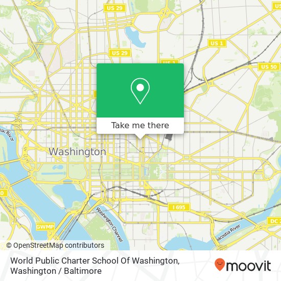 World Public Charter School Of Washington map