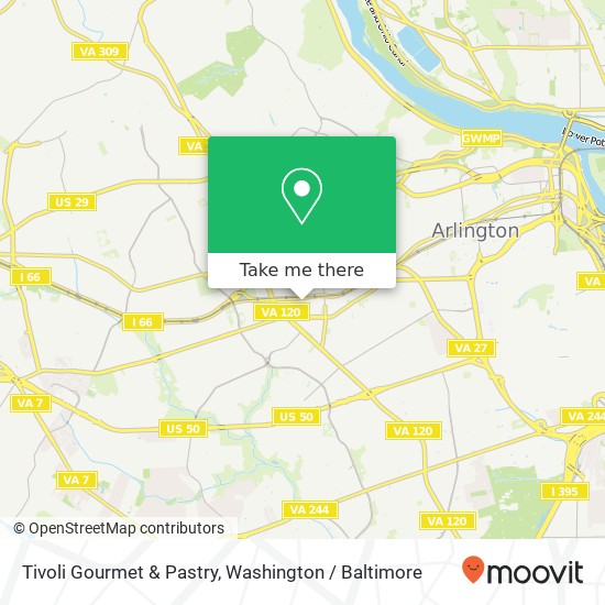 Mapa de Tivoli Gourmet & Pastry
