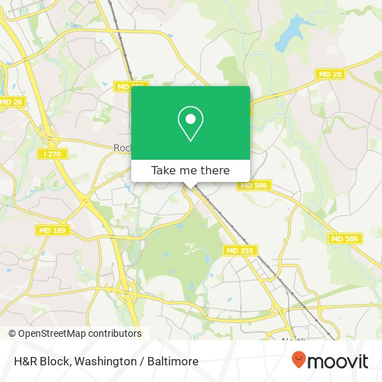 H&R Block map