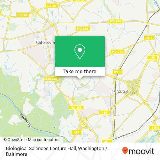 Mapa de Biological Sciences Lecture Hall