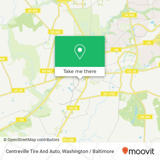 Centreville Tire And Auto map