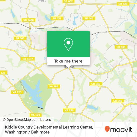 Mapa de Kiddie Country Developmental Learning Center