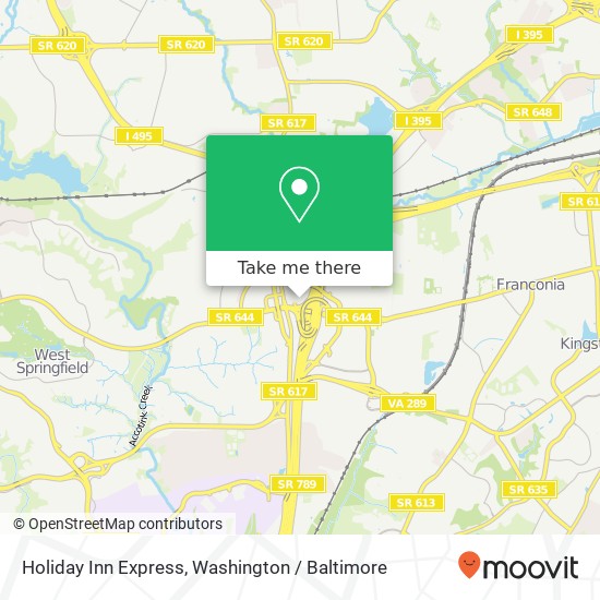 Mapa de Holiday Inn Express