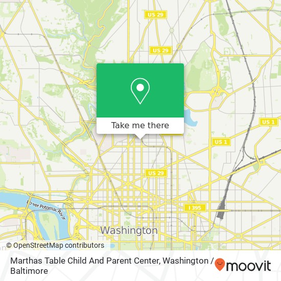 Marthas Table Child And Parent Center map