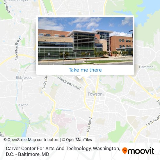 Carver Center For Arts And Technology map