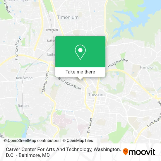 Carver Center For Arts And Technology map
