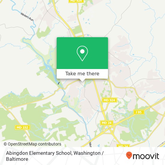 Abingdon Elementary School map