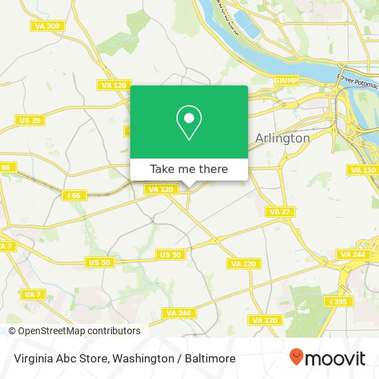 Virginia Abc Store map