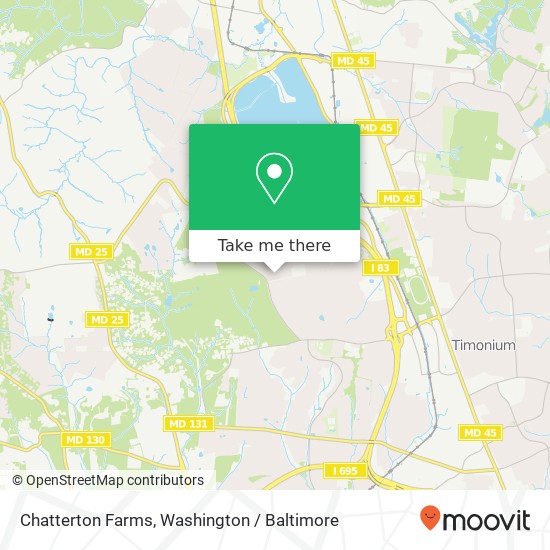 Chatterton Farms map