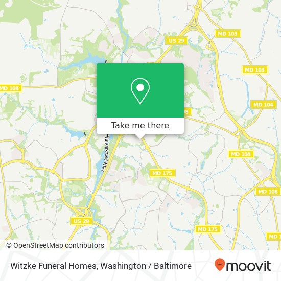 Witzke Funeral Homes map