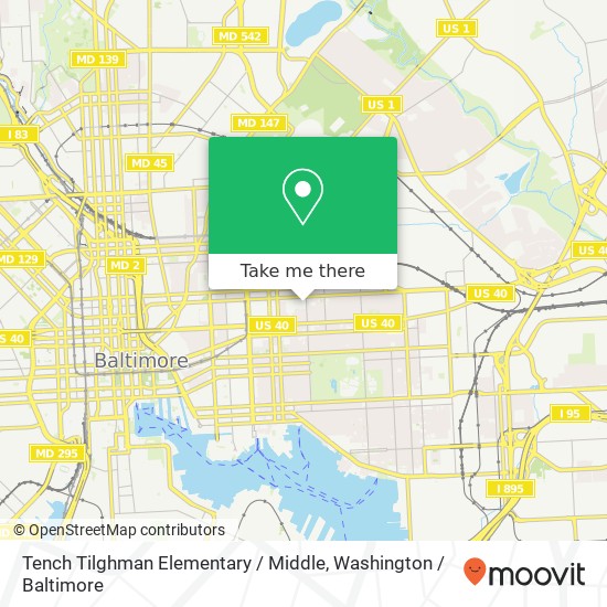 Mapa de Tench Tilghman Elementary / Middle