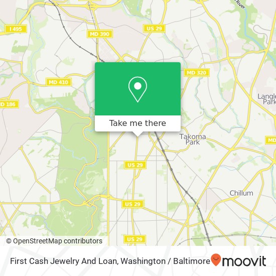 First Cash Jewelry And Loan map