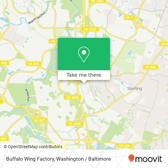 Mapa de Buffalo Wing Factory