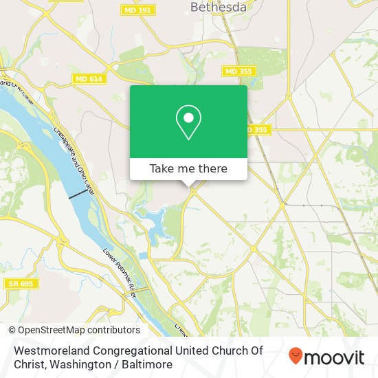 Mapa de Westmoreland Congregational United Church Of Christ