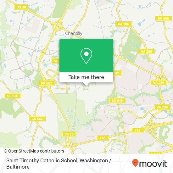 Saint Timothy Catholic School map