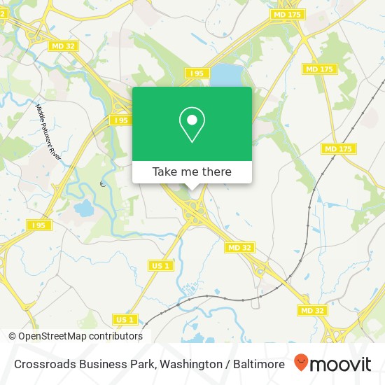 Mapa de Crossroads Business Park