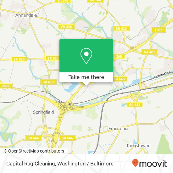 Mapa de Capital Rug Cleaning