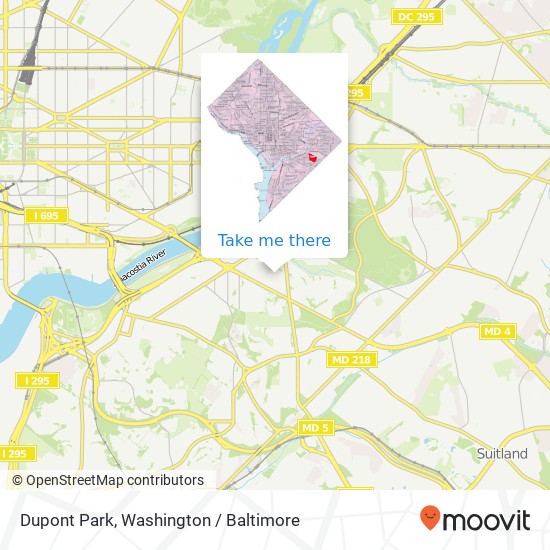 Mapa de Dupont Park