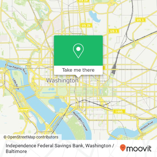 Mapa de Independence Federal Savings Bank