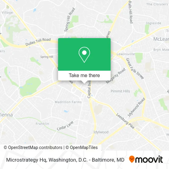 Mapa de Microstrategy Hq