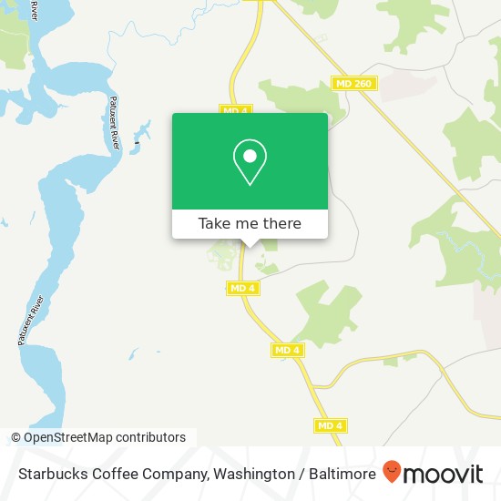 Starbucks Coffee Company map