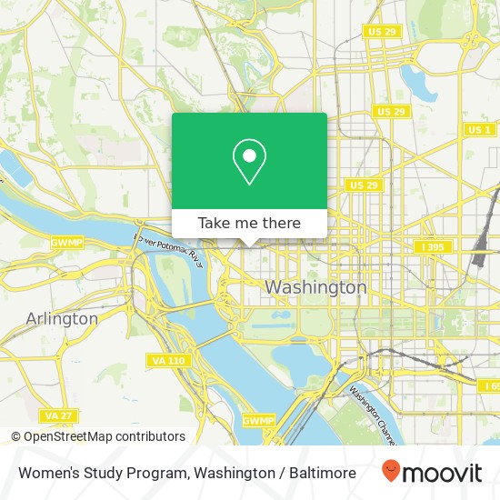 Mapa de Women's Study Program