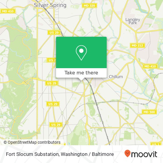 Mapa de Fort Slocum Substation