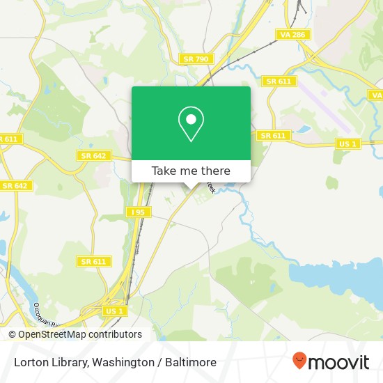 Mapa de Lorton Library