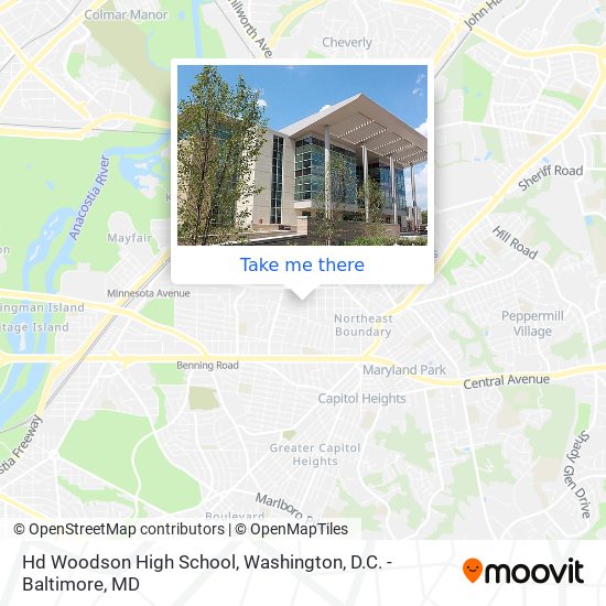 Mapa de Hd Woodson High School