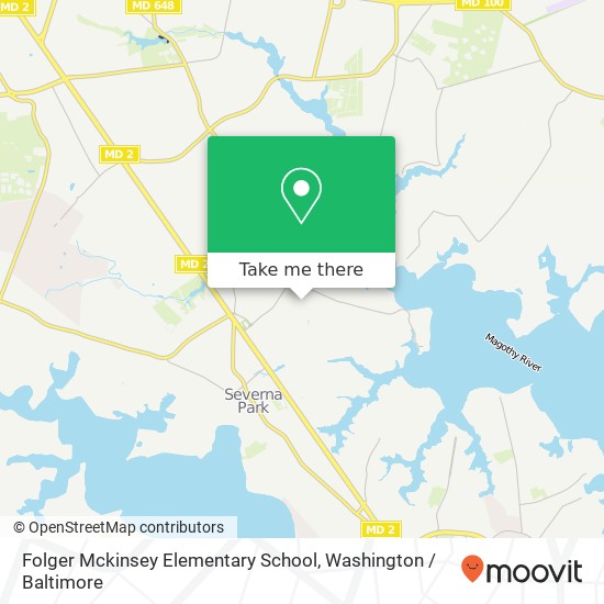 Folger Mckinsey Elementary School map