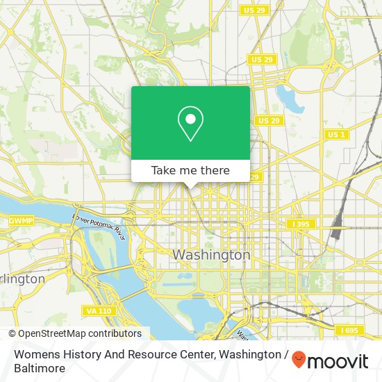 Womens History And Resource Center map