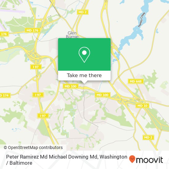 Mapa de Peter Ramirez Md Michael Downing Md